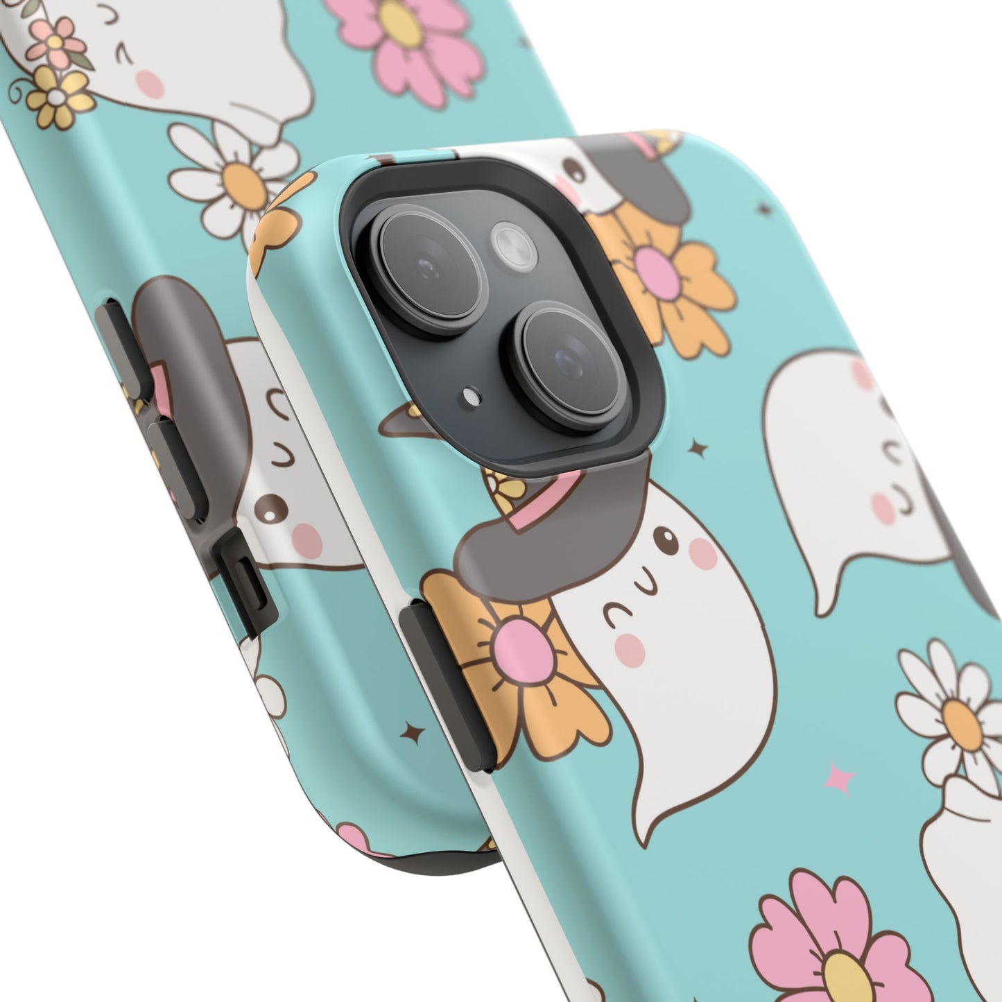 Cute Floral Ghost Magnetic Phone Case