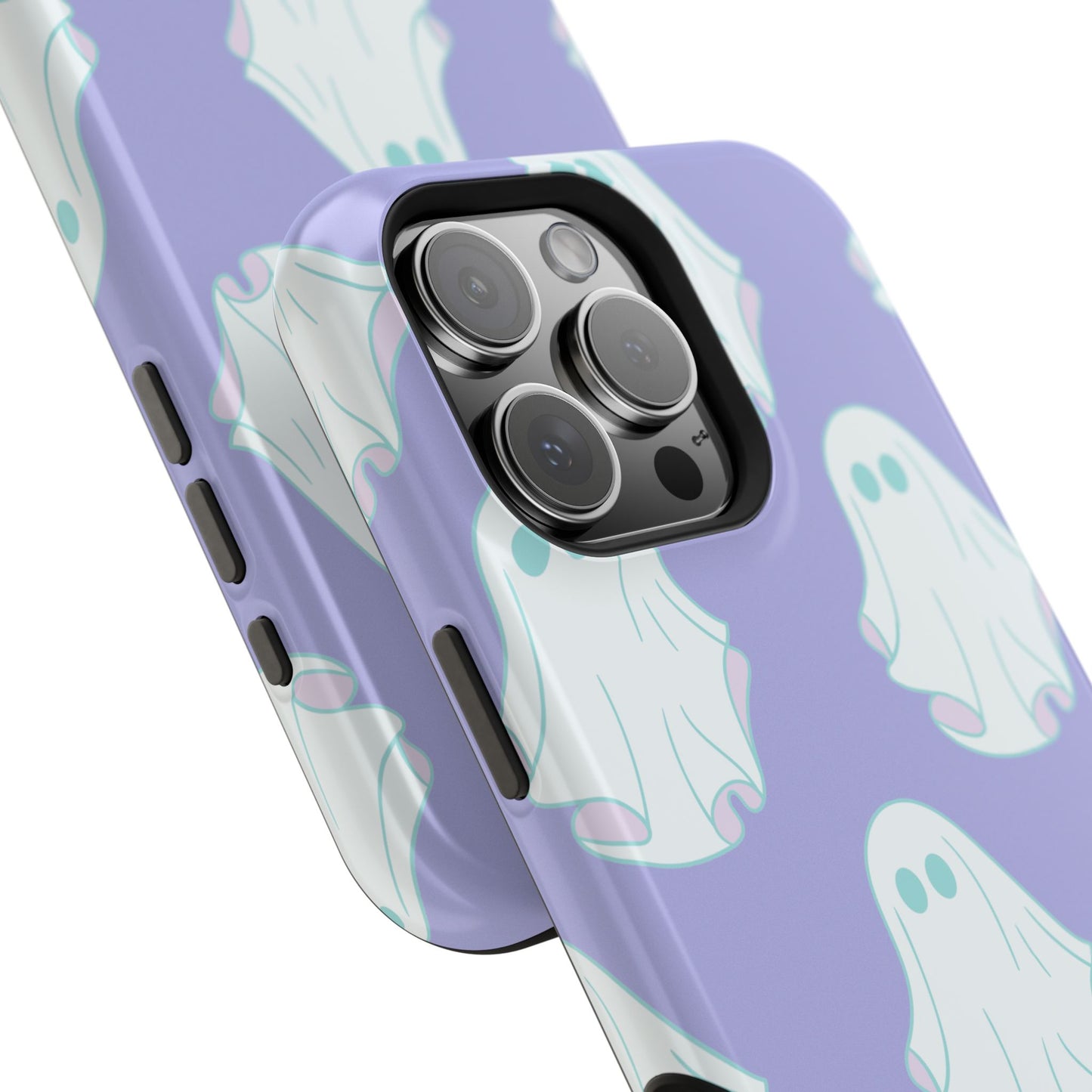 Ghost-Themed Impact-Resistant Phone Case