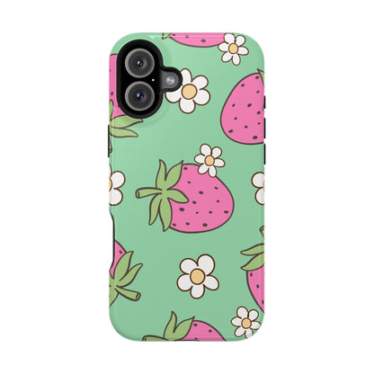 Cute Strawberry Impact-Resistant Phone Case