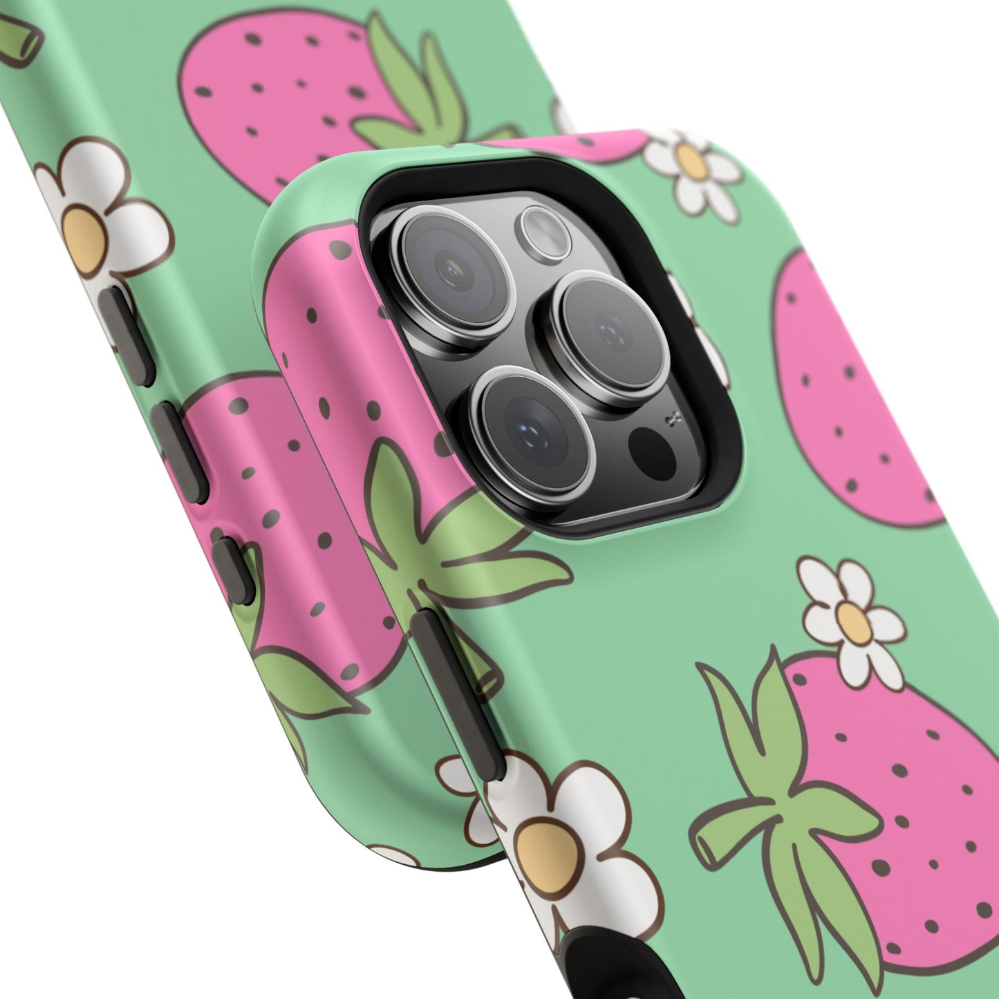 Cute Strawberry Impact-Resistant Phone Case