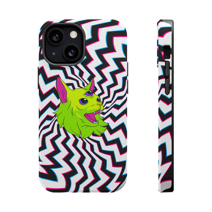 Vibrant Alien Cat Magnetic Phone Cases