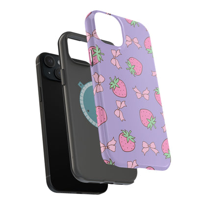Cute Strawberry Pattern Phone Case