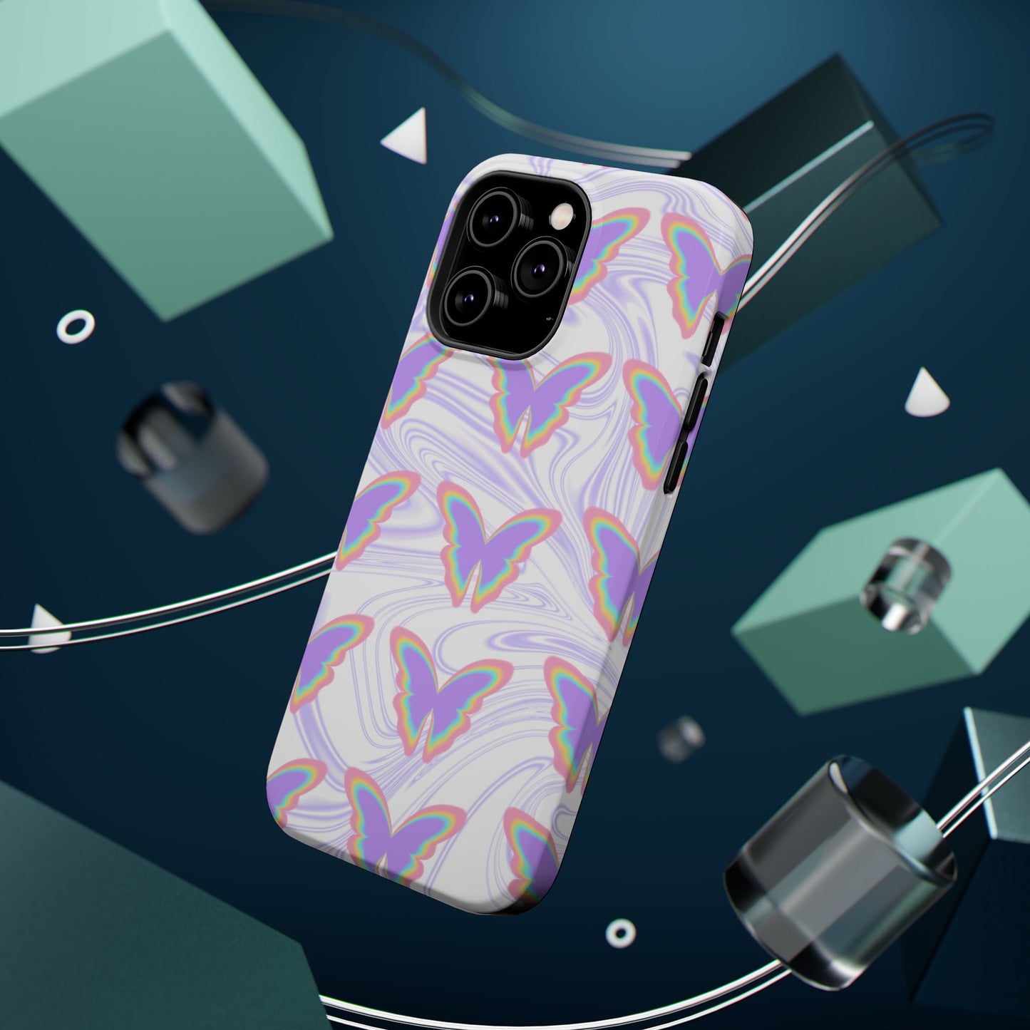 Colorful Butterfly Magnetic Phone Case