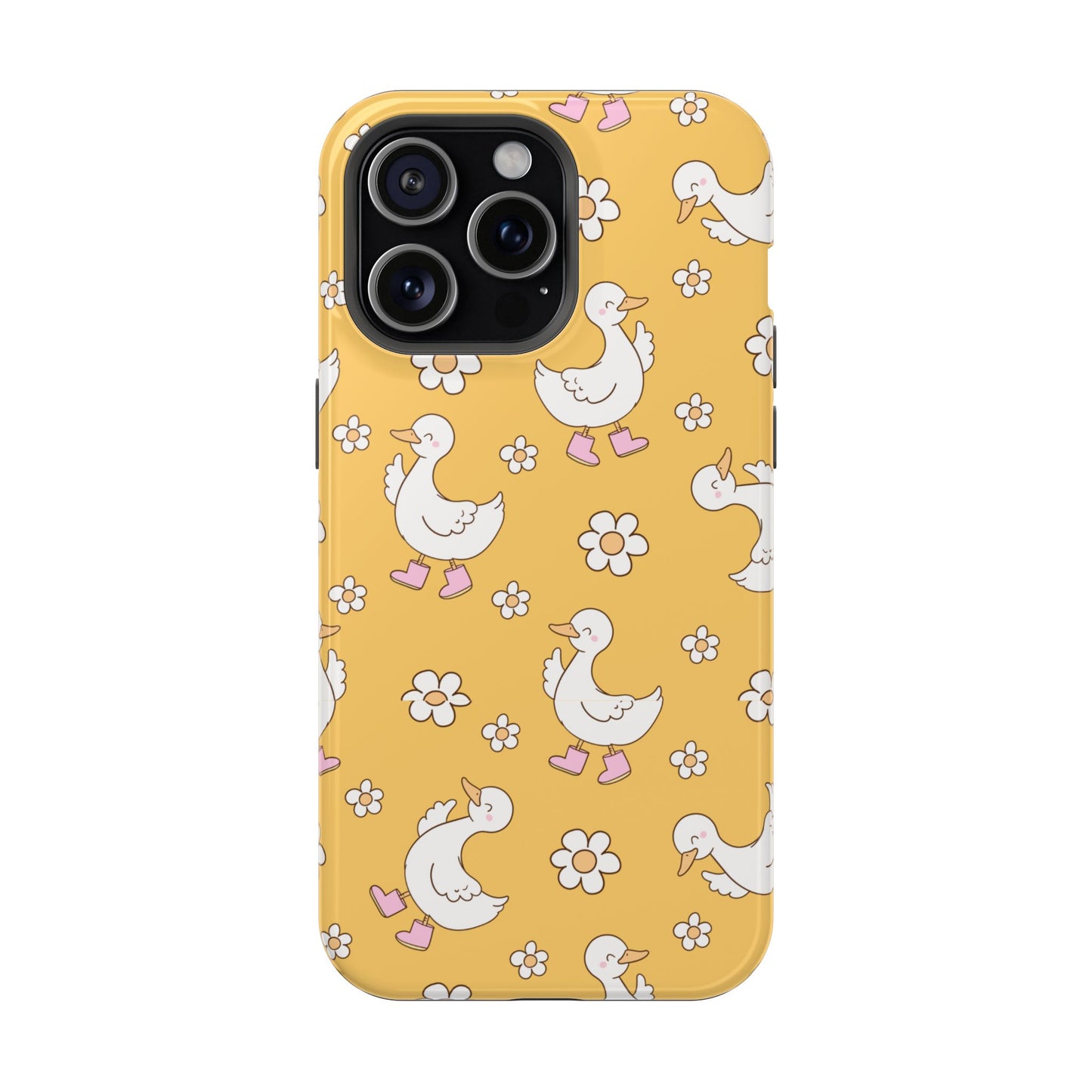 Charming Duck Pattern Magnetic Phone Case