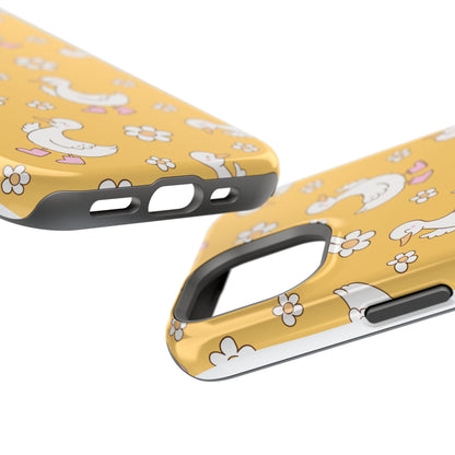 Charming Duck Pattern Magnetic Phone Case