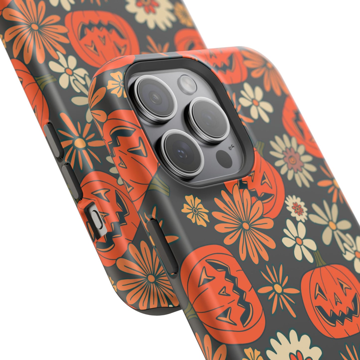 Pumpkin Floral iPhone Case
