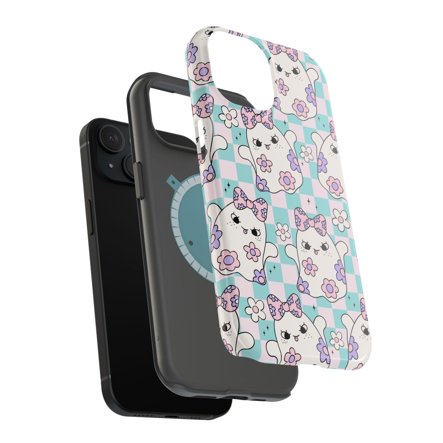Adorable Ghost Pattern Magnetic Phone Case