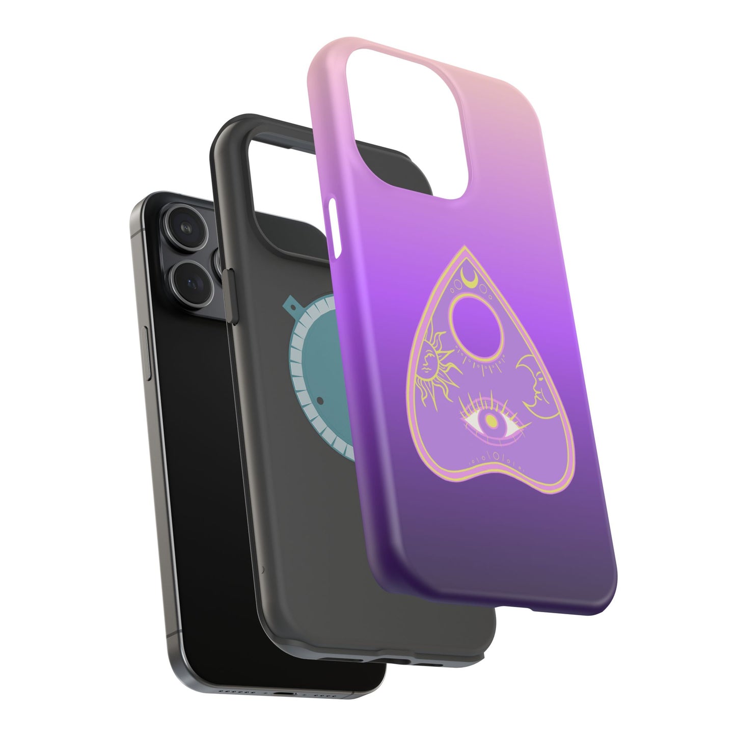 Purple Gradient with Planchette and Celestial Design