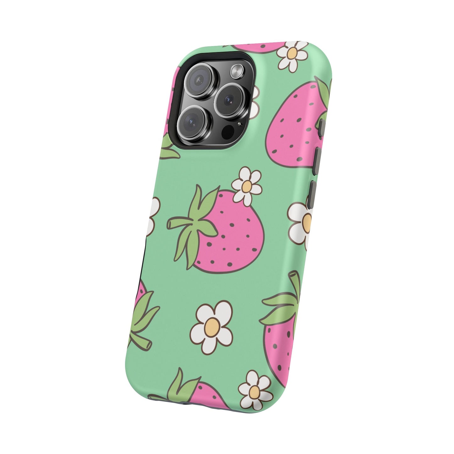 Cute Strawberry Impact-Resistant Phone Case