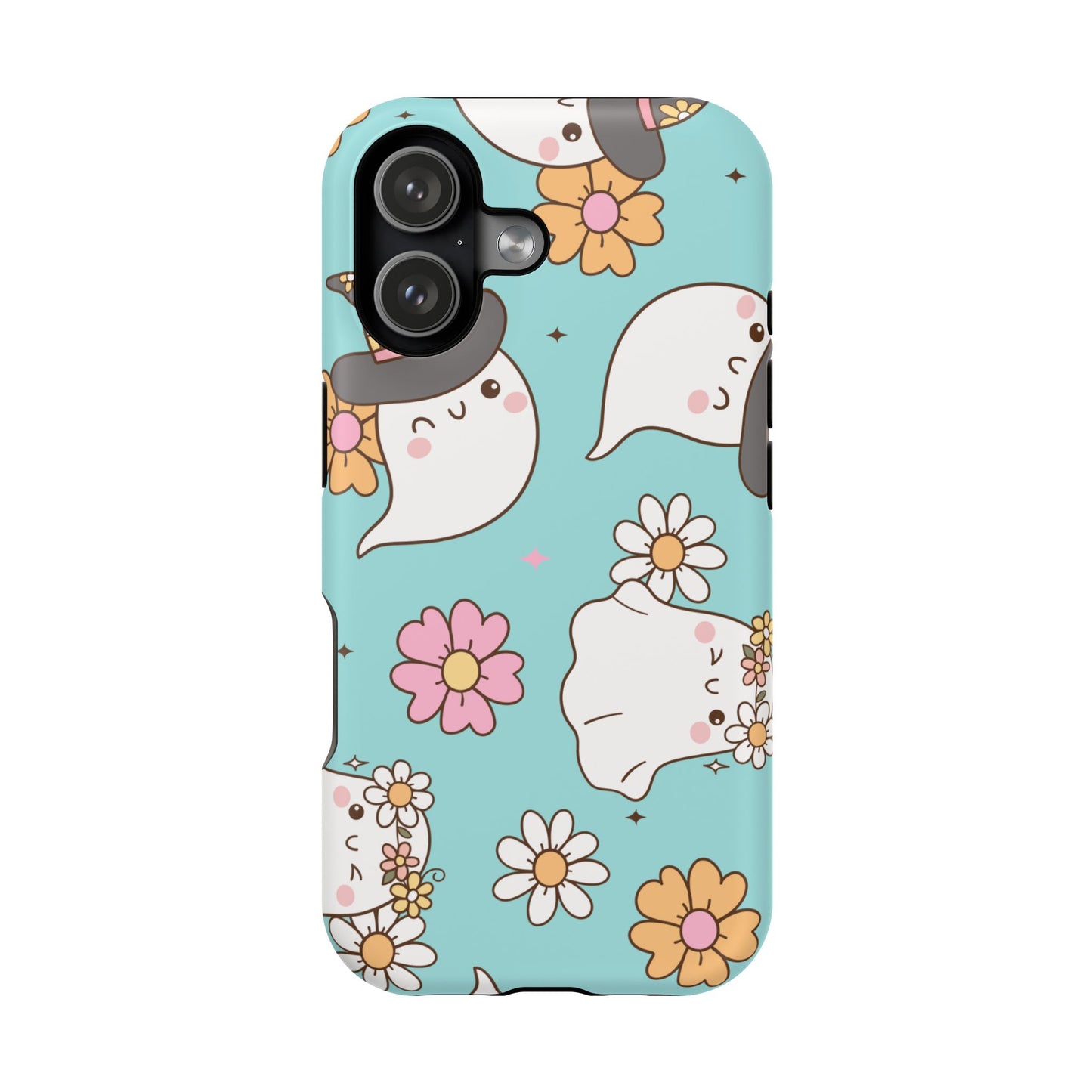 Cute Floral Ghost Magnetic Phone Case