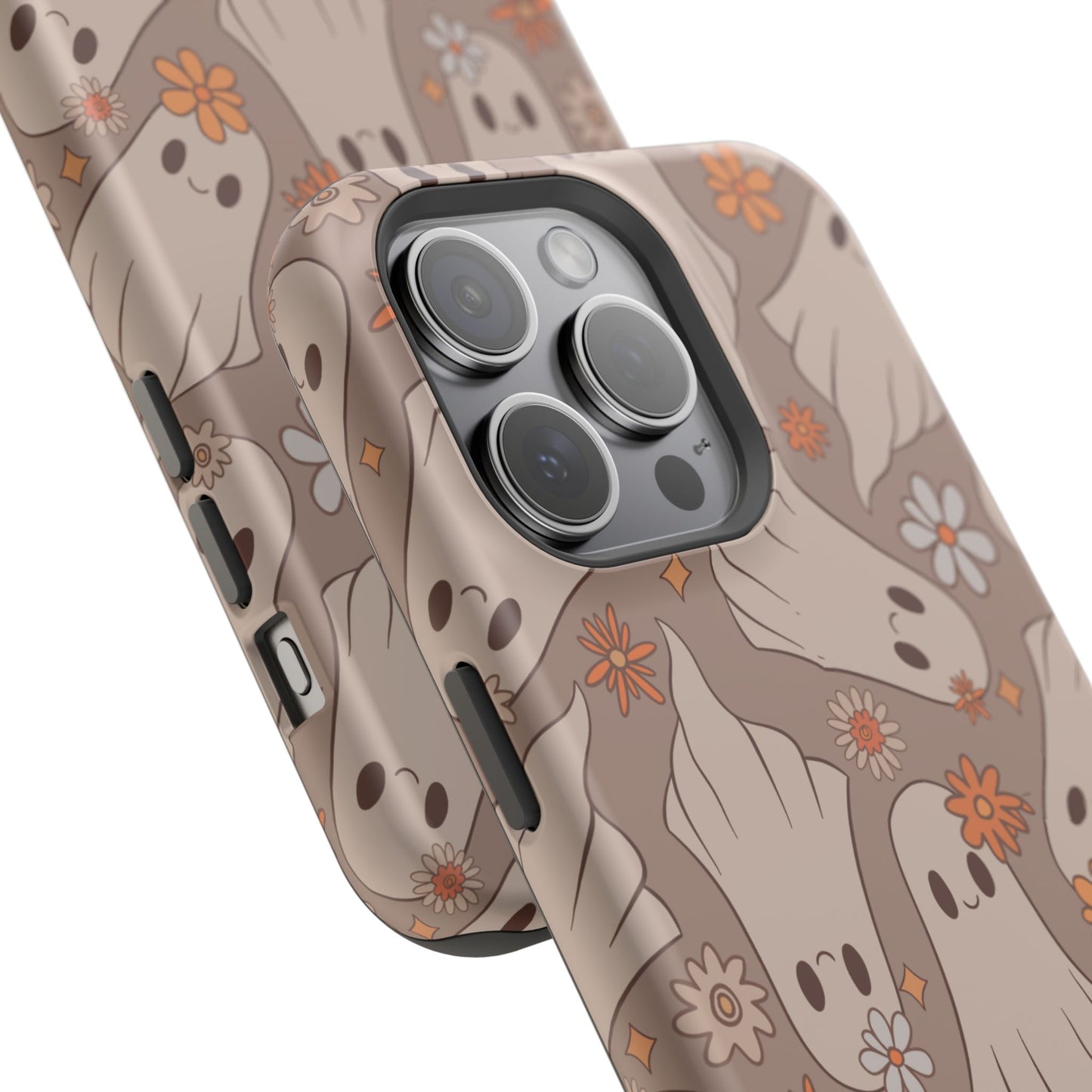 Ghostly Floral Magnetic Phone Cases