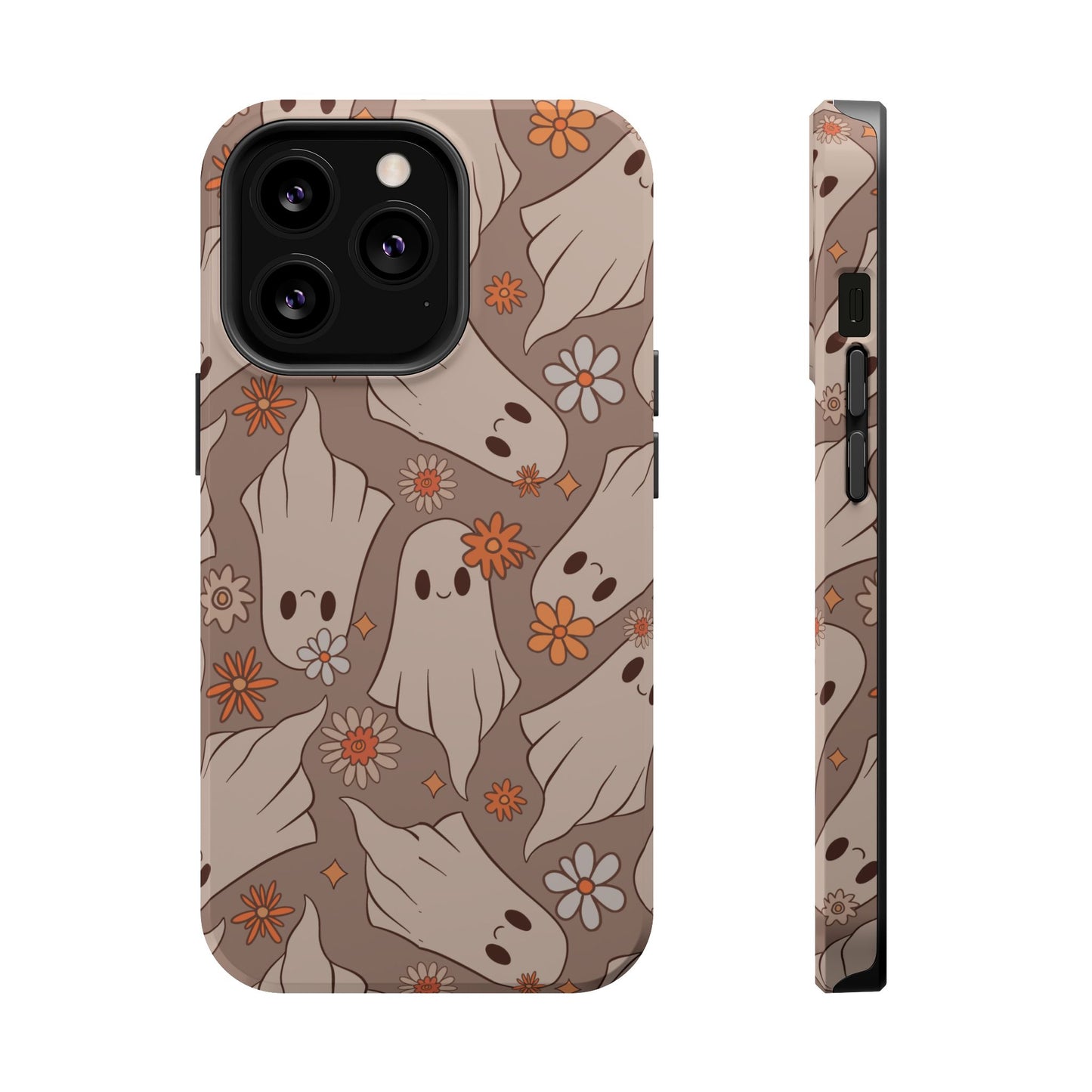 Ghostly Floral Magnetic Phone Cases