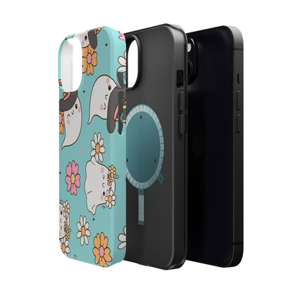 Cute Floral Ghost Magnetic Phone Case