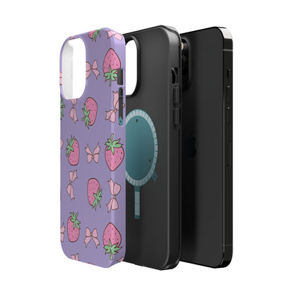 Cute Strawberry Pattern Phone Case