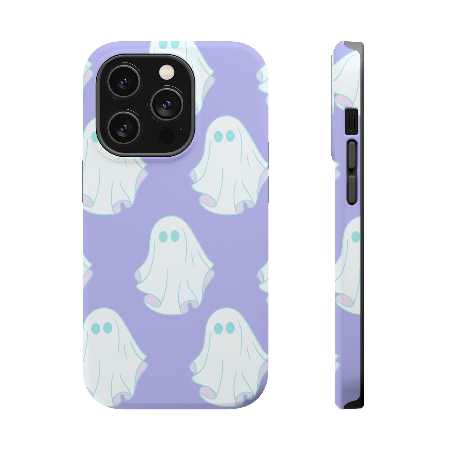 Ghost-Themed Impact-Resistant Phone Case