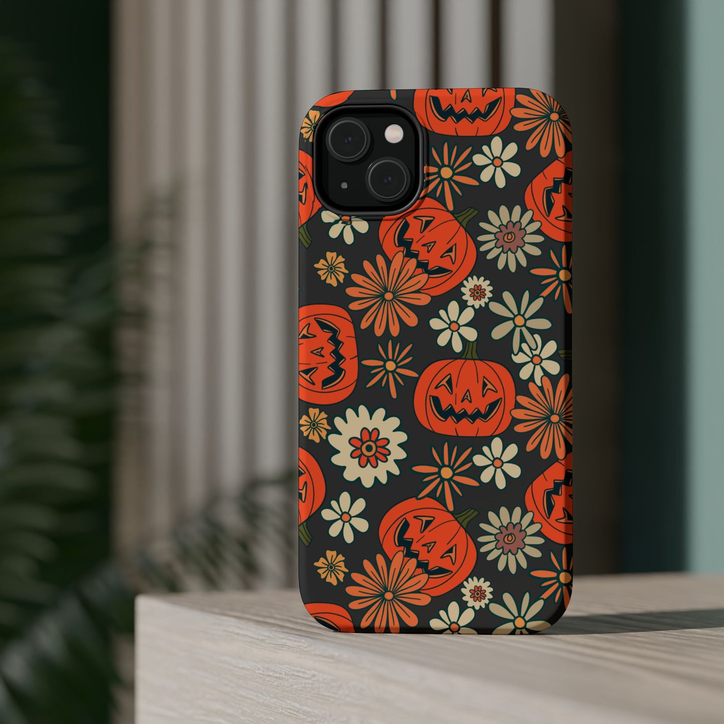 Pumpkin Floral iPhone Case
