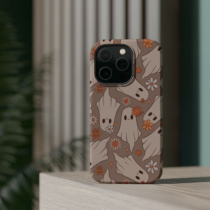 Ghostly Floral Magnetic Phone Cases