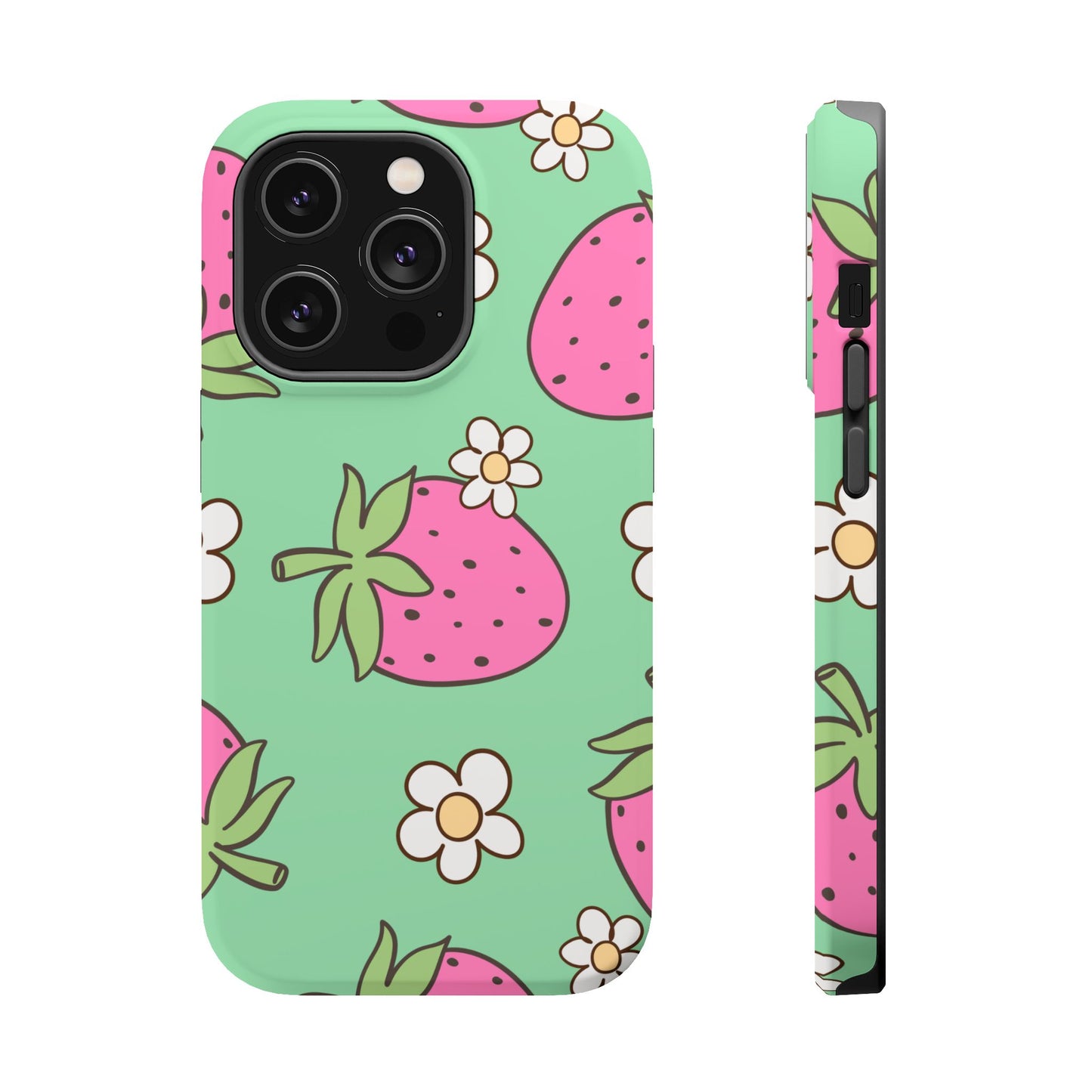 Cute Strawberry Impact-Resistant Phone Case