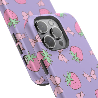 Cute Strawberry Pattern Phone Case