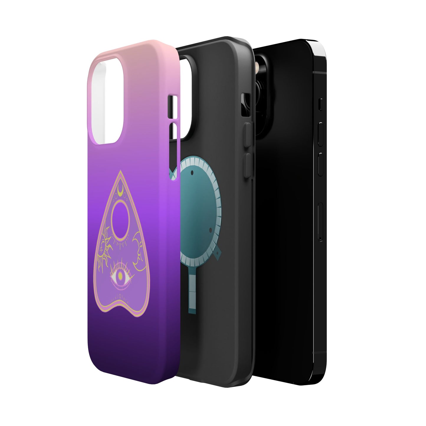 Purple Gradient with Planchette and Celestial Design