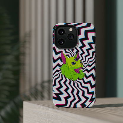 Vibrant Alien Cat Magnetic Phone Cases