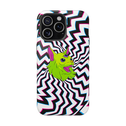 Vibrant Alien Cat Magnetic Phone Cases