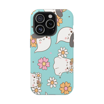 Cute Floral Ghost Magnetic Phone Case