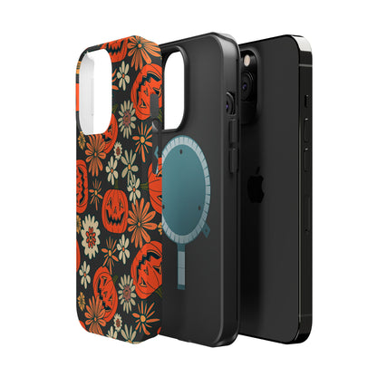 Pumpkin Floral iPhone Case