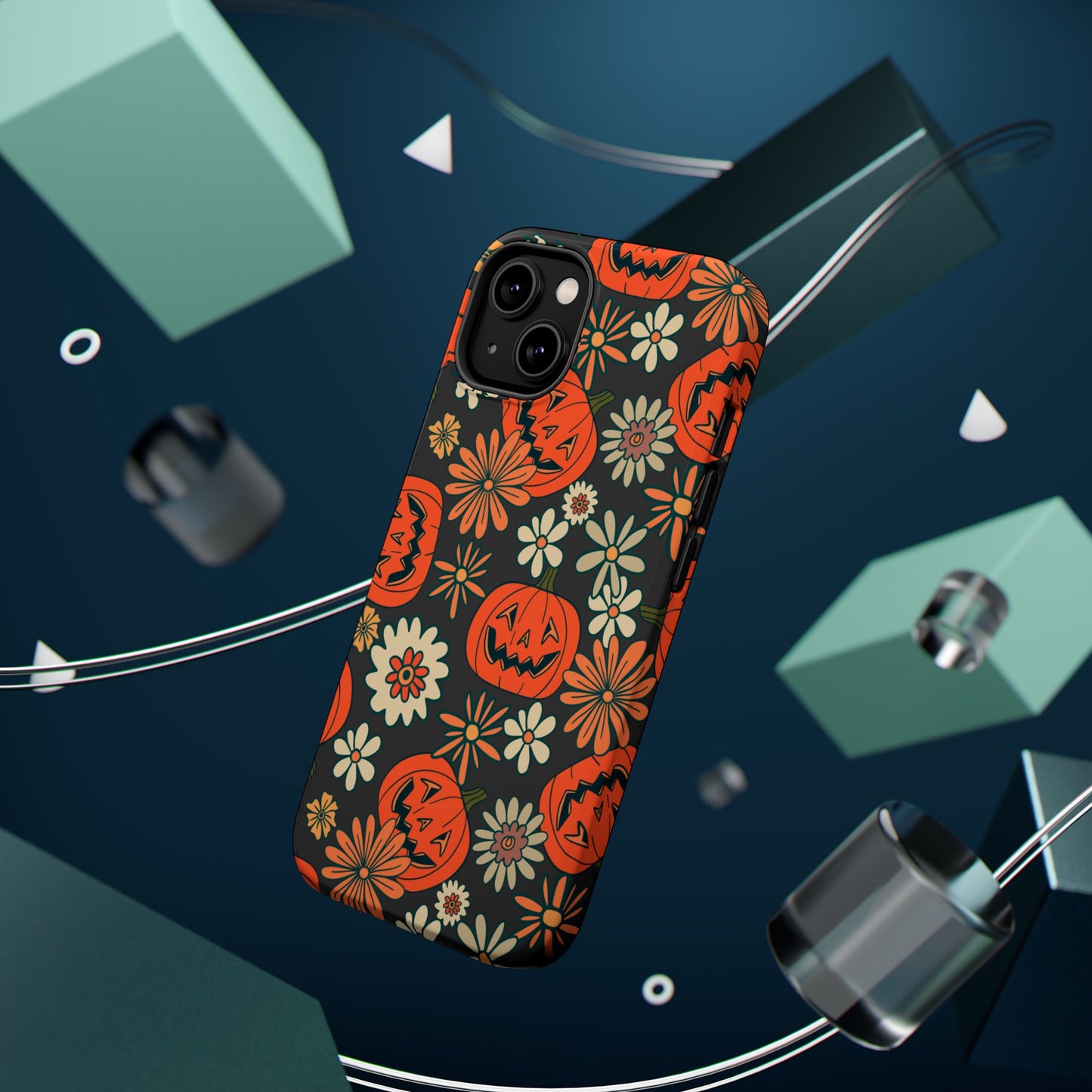 Pumpkin Floral iPhone Case