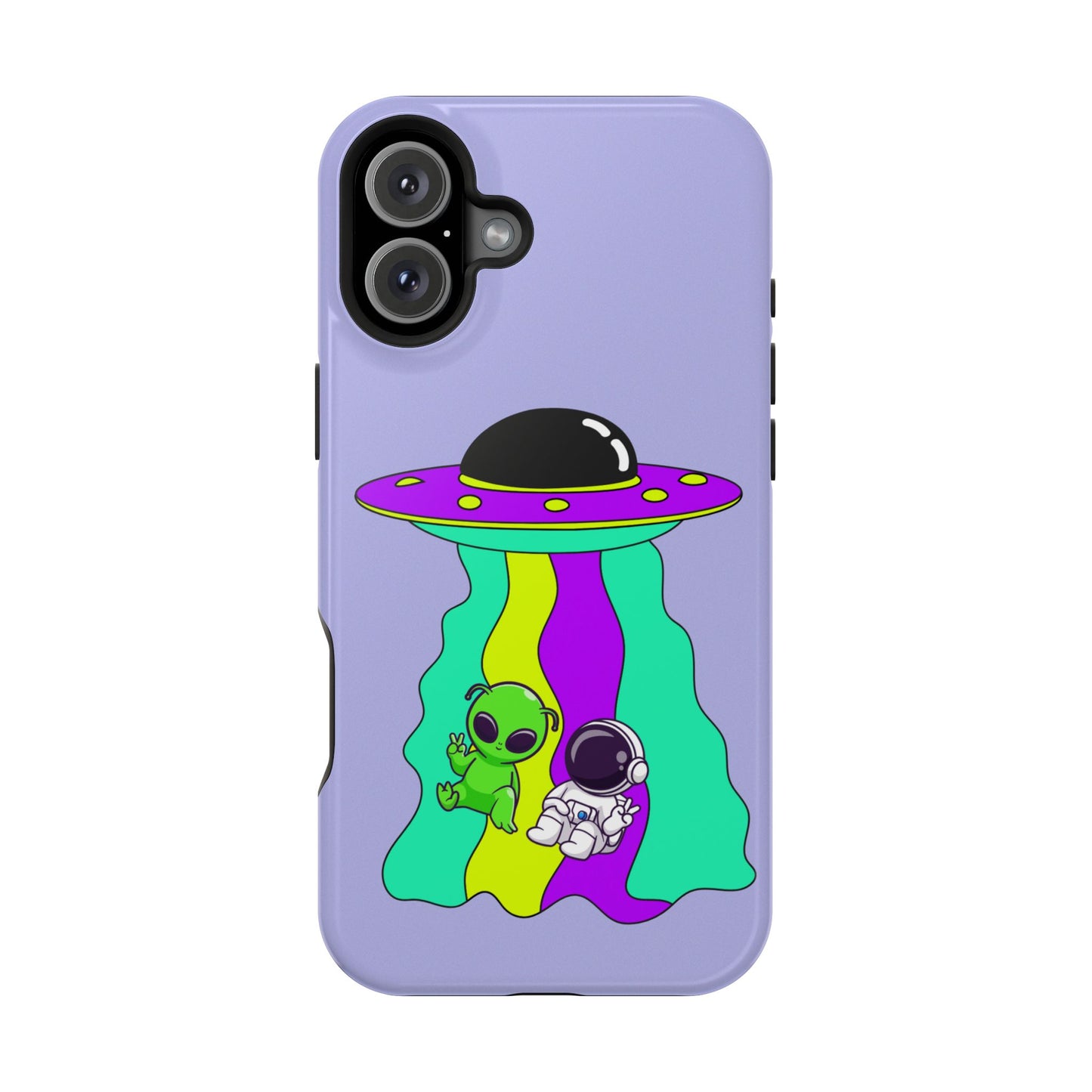 Alien and Astronaut Phone Case