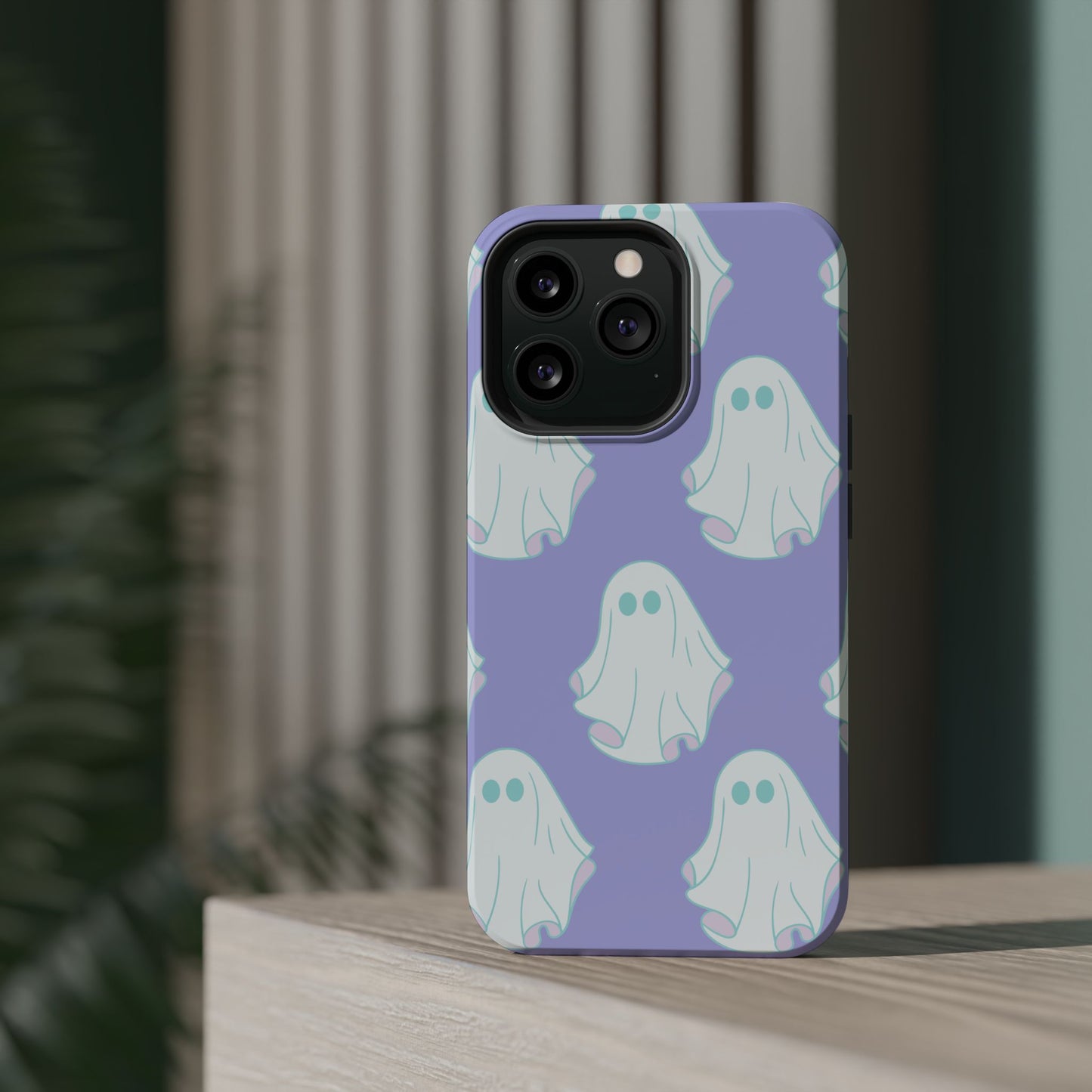 Ghost-Themed Impact-Resistant Phone Case