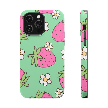 Cute Strawberry Impact-Resistant Phone Case