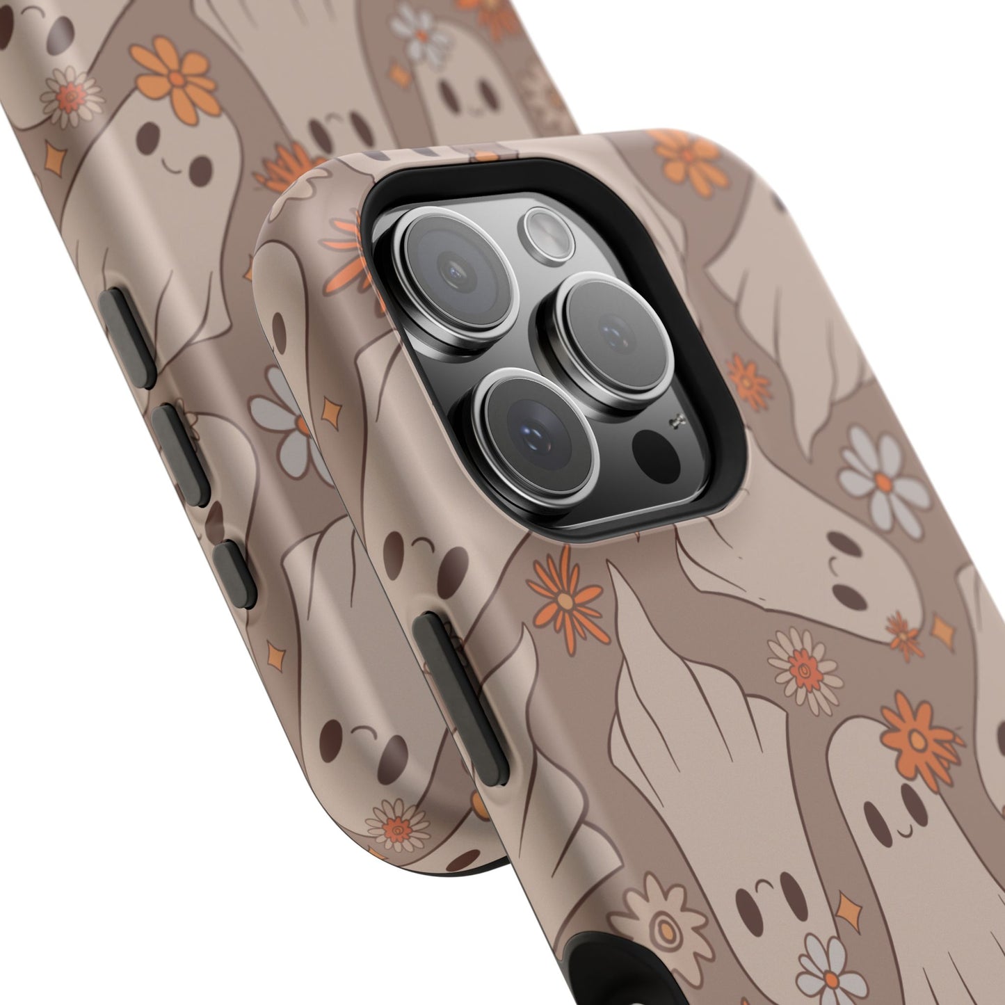 Ghostly Floral Magnetic Phone Cases
