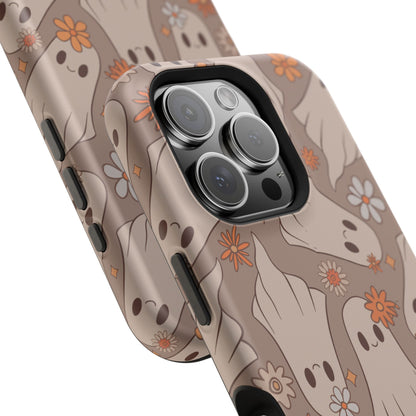 Ghostly Floral Magnetic Phone Cases