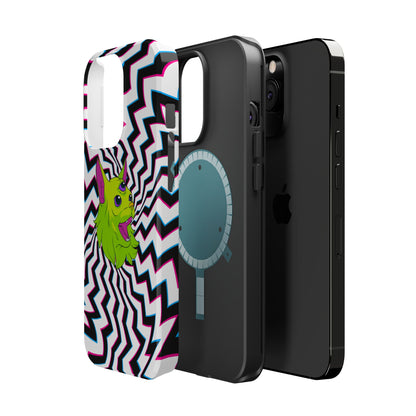 Vibrant Alien Cat Magnetic Phone Cases