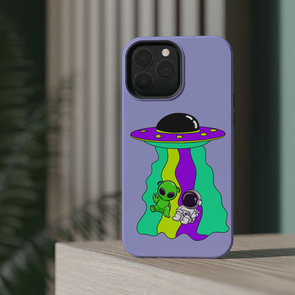Alien and Astronaut Phone Case
