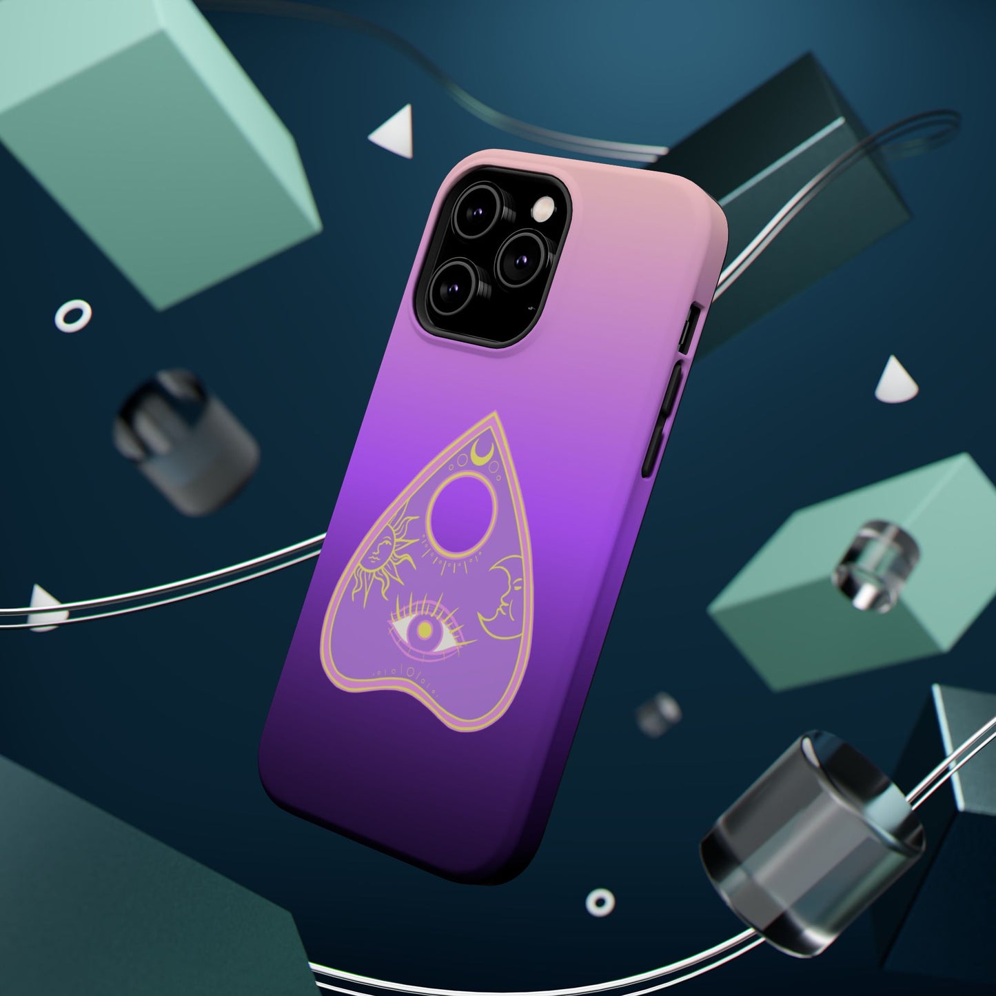 Purple Gradient with Planchette and Celestial Design