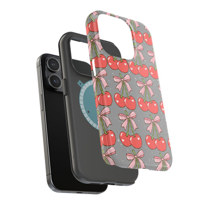 Cherry Bow Magnetic Phone Case