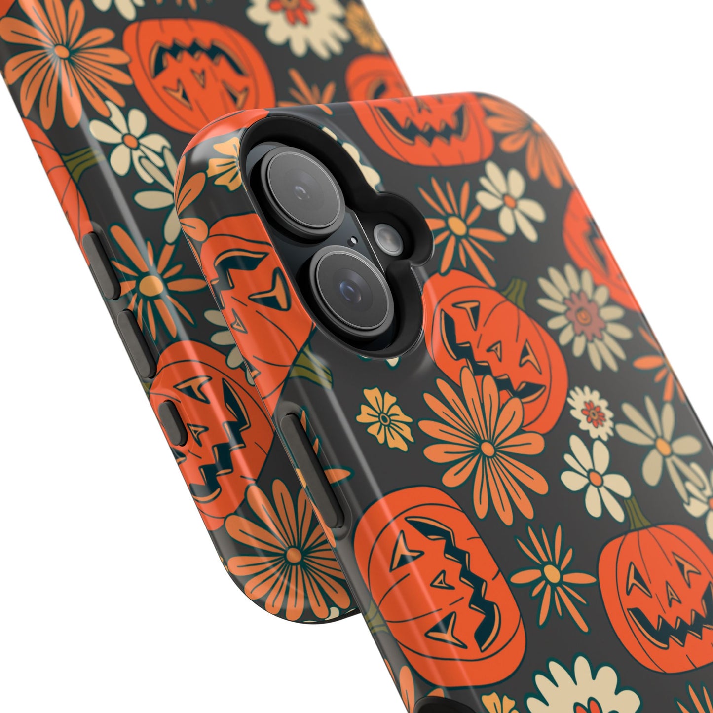 Pumpkin Floral iPhone Case