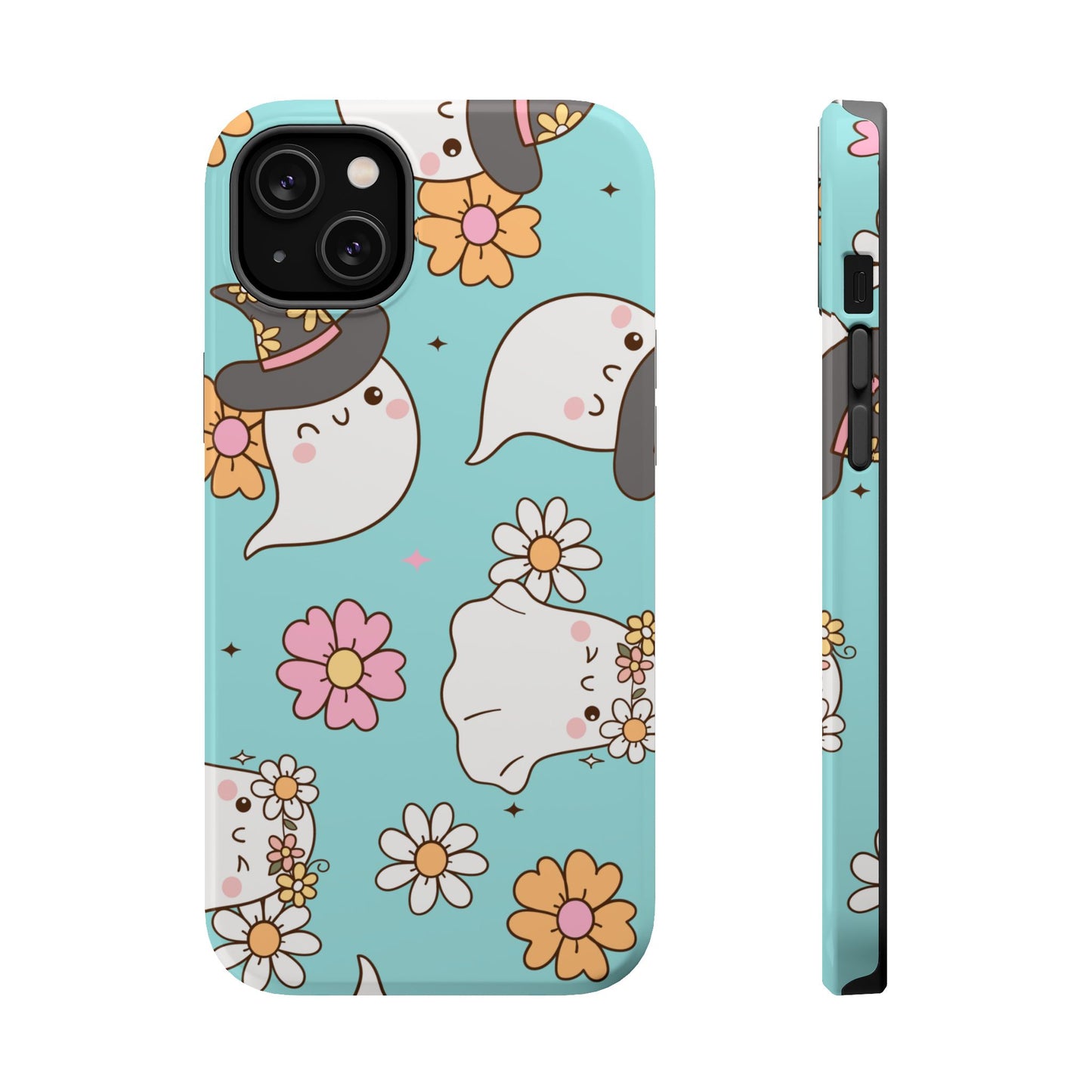 Cute Floral Ghost Magnetic Phone Case