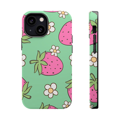 Cute Strawberry Impact-Resistant Phone Case