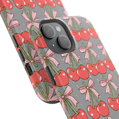 Cherry Bow Magnetic Phone Case