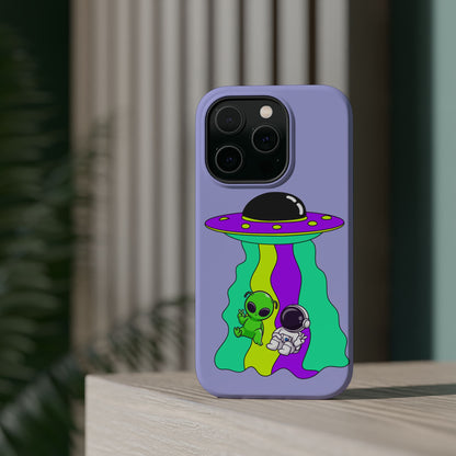Alien and Astronaut Phone Case