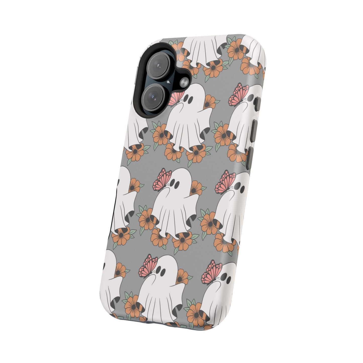 Cute Ghost Floral Phone Case