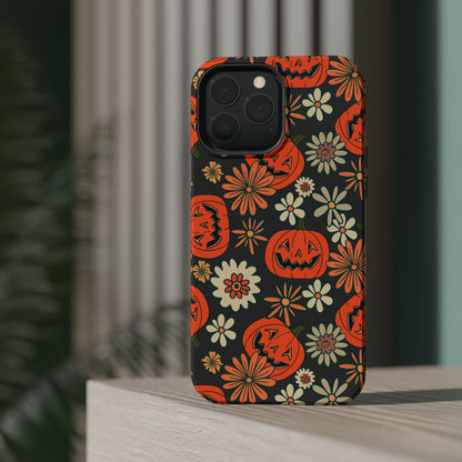 Pumpkin Floral iPhone Case