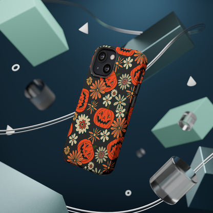 Pumpkin Floral iPhone Case
