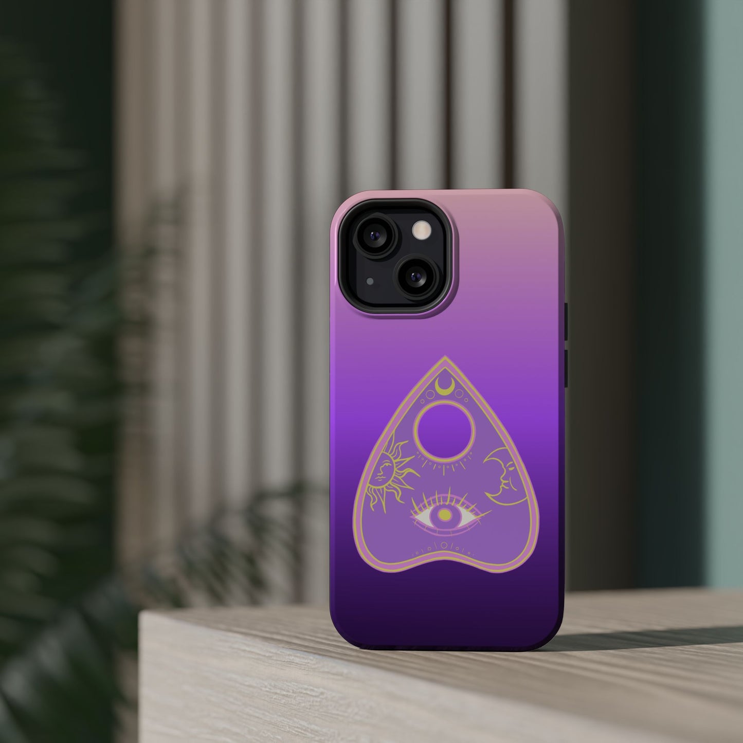 Purple Gradient with Planchette and Celestial Design