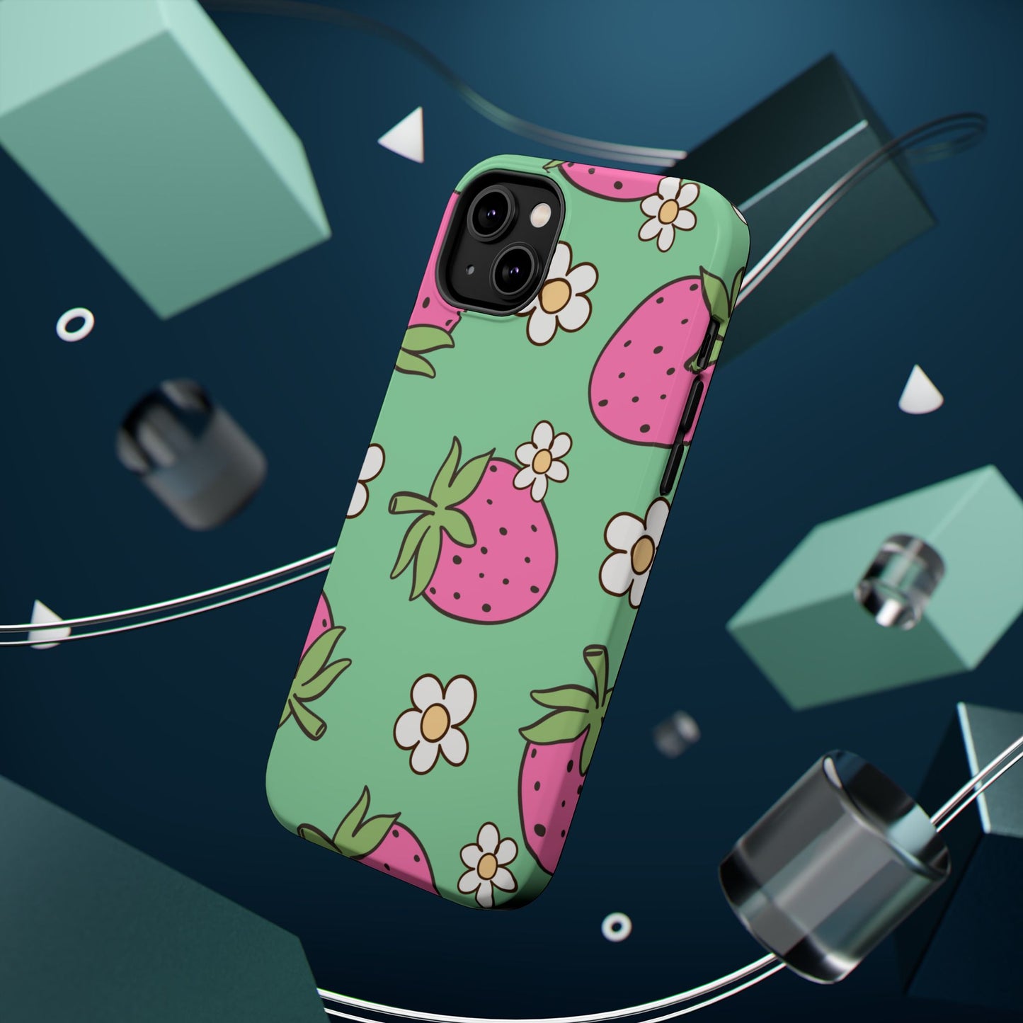Cute Strawberry Impact-Resistant Phone Case