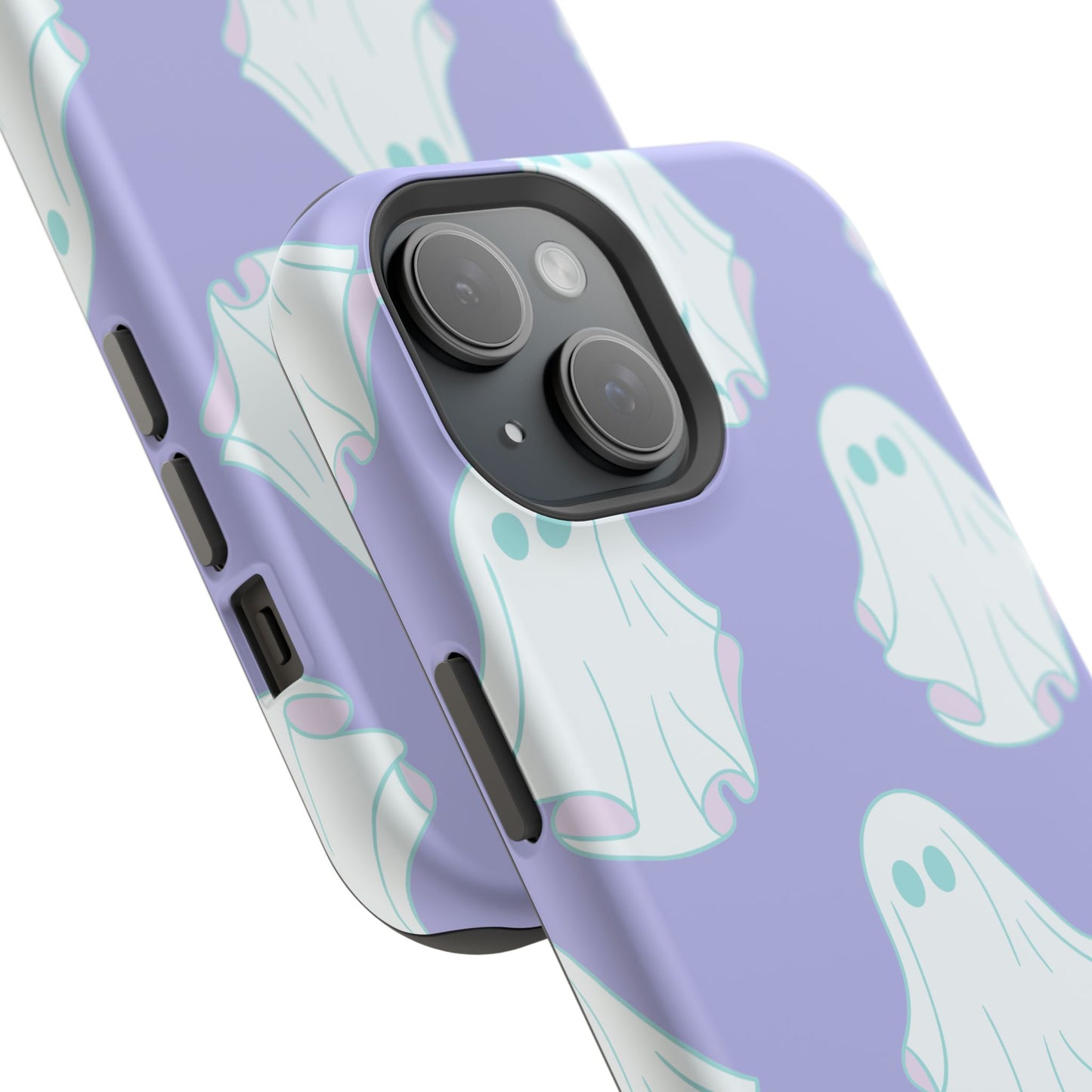Ghost-Themed Impact-Resistant Phone Case