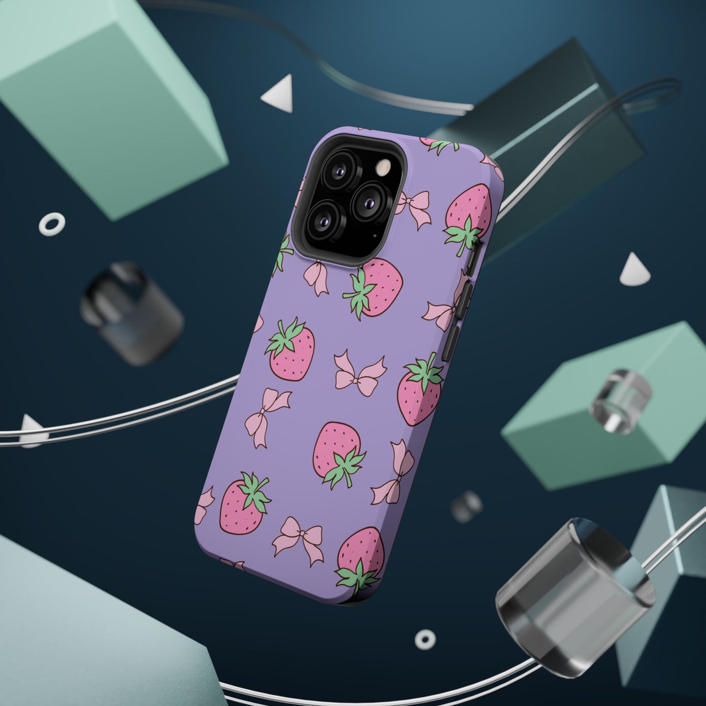 Cute Strawberry Pattern Phone Case